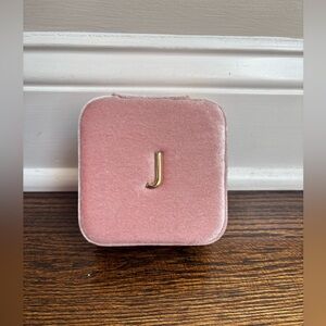 Pink Velvet Jewelry Box